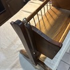 Vintage Wood Doll Rocking Cradle