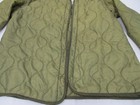 1983 Ext Cold Usgi Military Fishtail Parka Liner Od Green Quilted Insert Medium