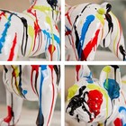 Bulldog Statue Sculpture Animal Figurine Gift Modern Home Decor Art For Bedrooom