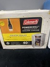 Coleman Powerchill Model 5640 Iceless Cooler 12v Thermoelectric 40 Qt  Blue