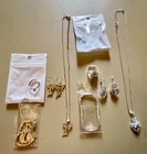 2 Childs Necklace Earrings Bracelet   Ring Sets Butterflies   Heart