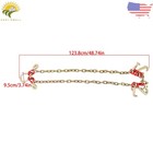5 16in 3 Ft Truck Tow Chain G80 V - Bridle Chain With Rjt Cluster Hooks 10800lbs