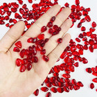 Red Glass Stones  0 85lb 385g Aquarium Gravel Rocks  Red Aquarium Pebbles For Fi