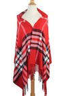 Women Oversize Giant Check Plaid Cashmere Feel Scarf Long Winter Warm Shawl Wrap