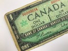 1967 Canada One 1 Dollar Low Serial Number Note  34 Beattie Rasminsky Bb939