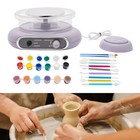 Electric Adjustable Speed Mini Pottery Wheel Machine Clay Making Pottery Machine