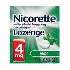 Nicorette Nicotine Lozenges To Stop Smoking  Mint Flavor  4 Mg  144 Count