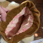 Vintage - Handmade Buckskin Beaded Canadian Indigenous Mukluko Moccasins Rabbit