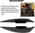 1 Set Of Motorcycle Side Winglet Aerodynamic Spoiler  Compatible With Universal