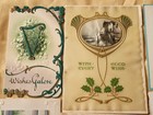 Lot Of Vintage antique Greeting Cards Christmas Baby Collection Scrapbooking