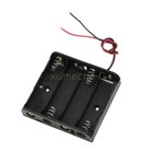 2pcs Plastic Battery Storage Case Box Holder For 4 X Aa 4xaa 2a 6 0v Wire Leads