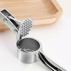 Heavy Duty Garlic Press Aluminum Crusher Professional Kitchen Garlic Mincer Tool