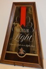 Vintage Michelob Light Beer Mirror 20  Trapezoid - Bar  Man Cave Decor