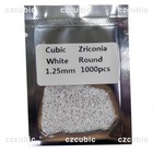 1000 Pcs Round Clear Cubic Zirconia cz 5a Quality  0 90   1 50 Mm Ship In U s a