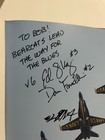 U s  Navy Blue Angels 60th Anniversary Book Signed To Boss Bob Clarke Bearcat 