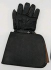 Vt Original 1920 - 30s Hansen  Leather Motorcycle Gauntlet Riding Gloves 