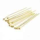 400pcs lot 16mm-50mm Copper Ball Head Pins For Diy Jewelry Making Dia 0 5mm
