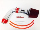 Red For 2pc 2004-2007 Honda Accord 2 4l L4 Sulev Dx Lx Ex Se Air Intake Kit