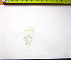 Lucy Peanuts Charles Schulz Original Production Cel Drawing Snoopy Comic Art