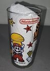 Nintendo Super Mario Bros 2 1989 Vintage Drinking Glass Approx 5 x3   a 