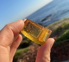          Rare Stardust Applejuice Real Gold Vtg Bakelite Carved Button Buckle Prystal
