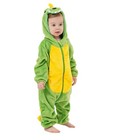 Lonulain Baby Hooded Flannel Pajamas Dinosaur Romper 6-12 Months Unisex Costume