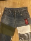 Vintage 60s Hidden Rivet Levi s 501  k Redline Selvedge Jeans 30x33 Patchwork