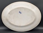 Large Flow Blue Transferware Platter In Richmond Pattern By D s With Gold Detail