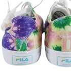 Fila Low Top Canvas Sneakers Womens 7 5 Tie Dye Multicolor Lace Up Shoes New