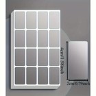 Silver Price Tags Self Adhesive Writable Label Stickers Multi Use 160 Pcs