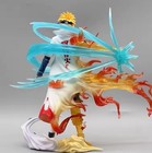 26cm Naruto Namikaze Minato Pvc Statue Action Figure Rasengan Desk Decor Gift