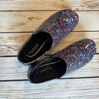 Klogs Womens Sz 8 5 Mission Leather Slip On Clogs Shoes Strawberry Floral Nurse