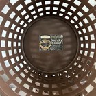 Vtg Rubbermaid Round Laundry Baskets 2966 Brown Plastic 19    Weave Set Of 2       