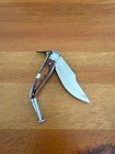 3    Spanish Navaja Jerezana Folding Knife Red Stamina Wood Scales With Ratchet