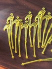 Vintage Cocktail  Swizzle Sticks Lot Of 35 Flamingos  Palm Trees  Tennis Rackets