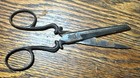 Antique Hand-forged Steel Scissors  5 1 2   