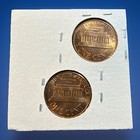 1959-p   D Lincoln Memorial Cents  Two Gem Bu Coins From Obw Rolls   5905