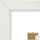 Craig Frames Bauhaus 125  Glossy White Picture Frame