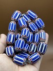 Very Rare Vintage African Trading Bead Unique Color Blue Color