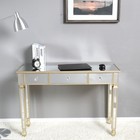 3 Drawer Mirror Table Dressing Table Console Table Vanities   Makeup Table