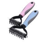 Professional Pet Grooming Tool 2 Sided Undercoat Dog Cat Shedding Comb Brush Pet