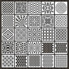 6 Inch Stencils For Painting  25 Pieces Reusable Painting Templates Geometric