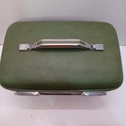 Vintage Avocado American Tourister Tiara Hard Train Case