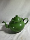 Vintage Green Enamel Tea Kettle Made In Yugoslavia Mid Century Enamelware Mcm