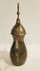 Arabic Islamic Dallah Coffee tea Pot Brass Middle Eastern Metal 13  Etch Vintage
