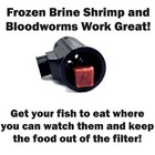 Magnetic Frozen Fish Food Feeder