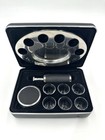 Legacy Portable Communion Set 6 Glasses Stainless Steel Host Wine Set Last Right