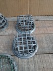 7 Pc Mixed Lot Vintage Metal Flower Frogs  cage   Wire Frogs