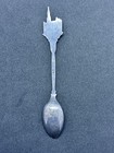 Vintage Hotel De Ville Bruxelle Belgium - 5  Souvenir Spoon 835 Fine Silver