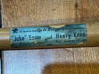 1930s Jake Sauer Henry Kren Syracuse Campaign Krens Special Mini Baseball Bat